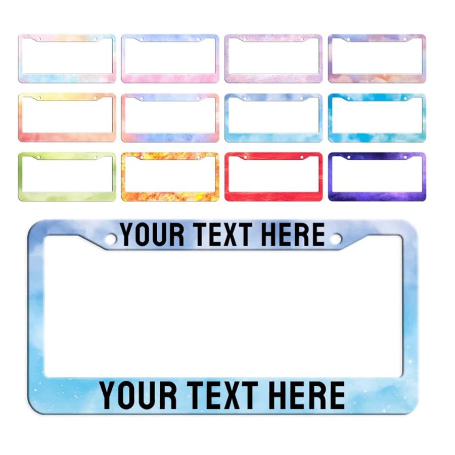 Plastic License Plate Frames - Stealth Promo Co