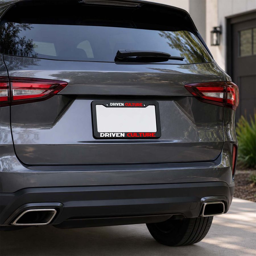 Plastic License Plate Frames - Stealth Promo Co