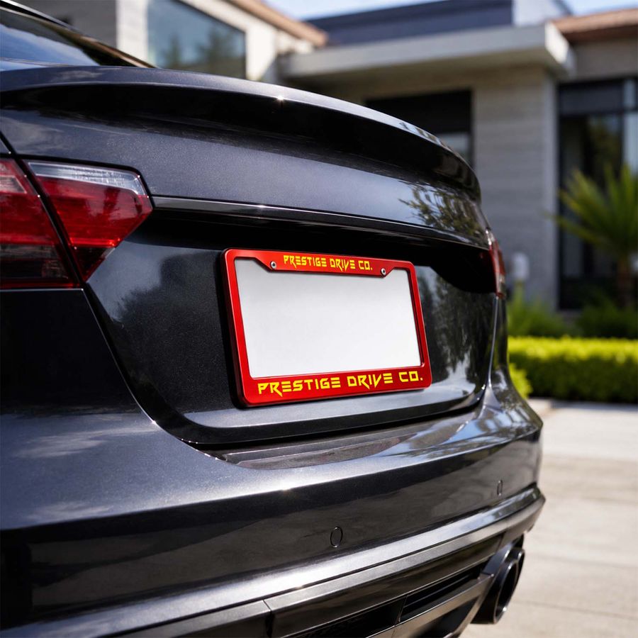 Stainless Steel License Plate Frames - Stealth Promo Co