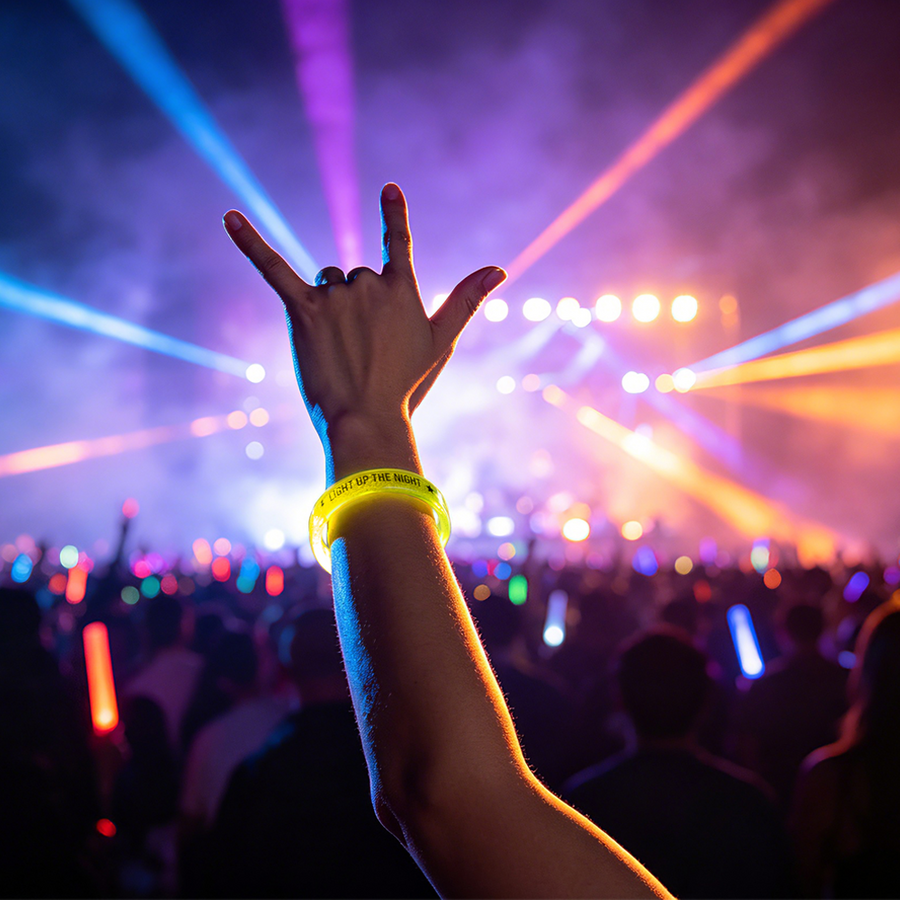 Custom Acrylic Glow Bracelets - Stealth Promo Co