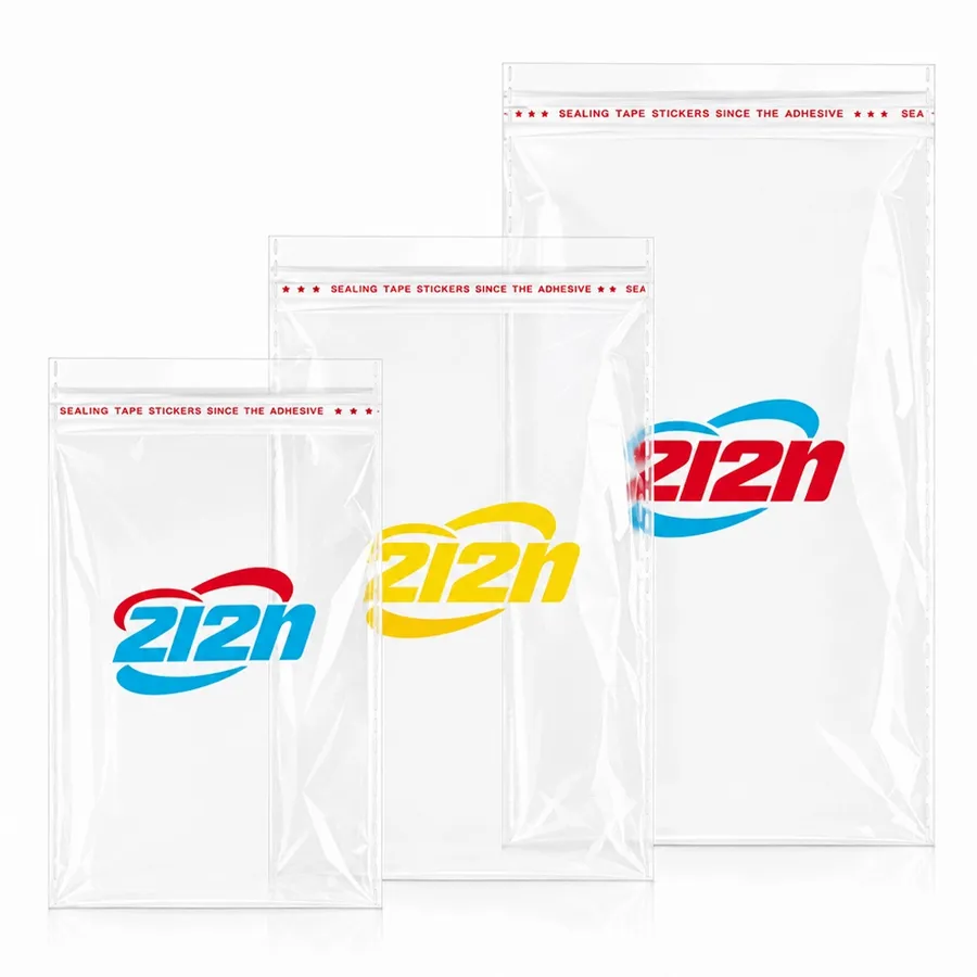 Resealable Clear Poly Bags - Hand Fans Now