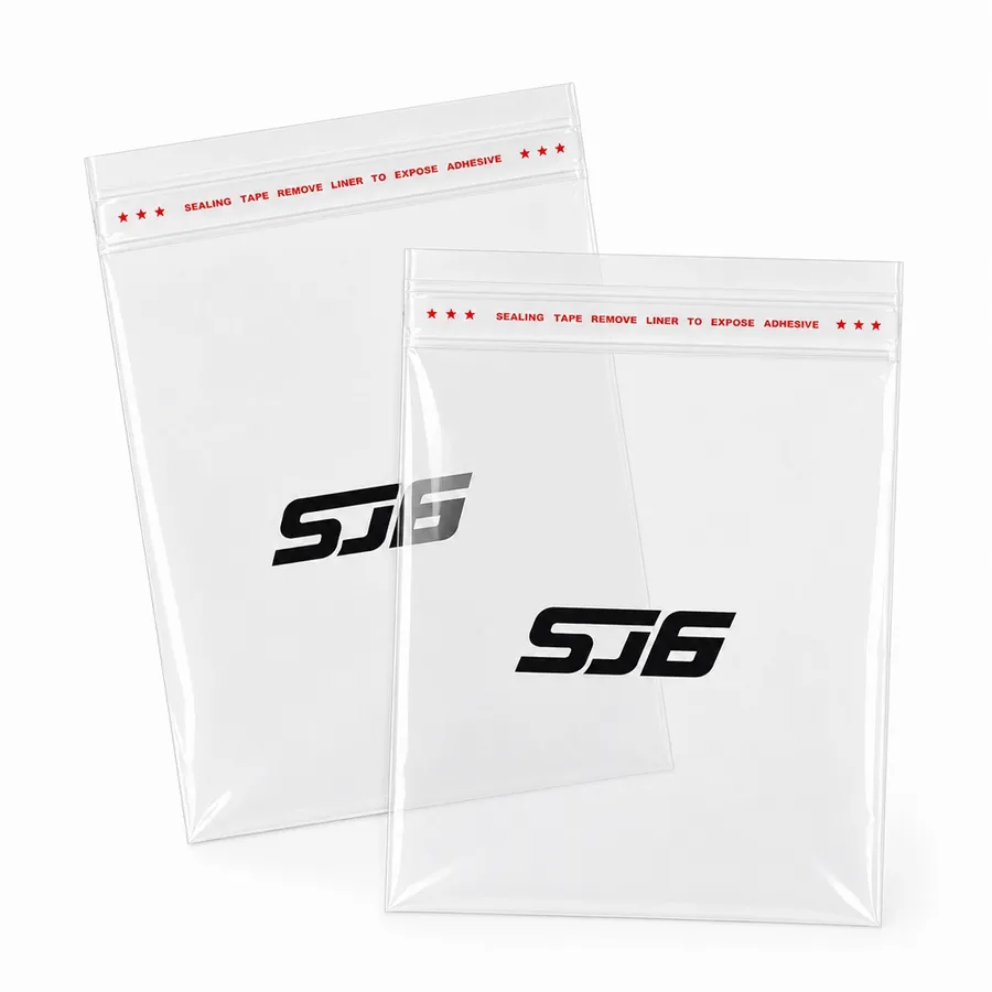 Resealable Clear Poly Bags - Hand Fans Now