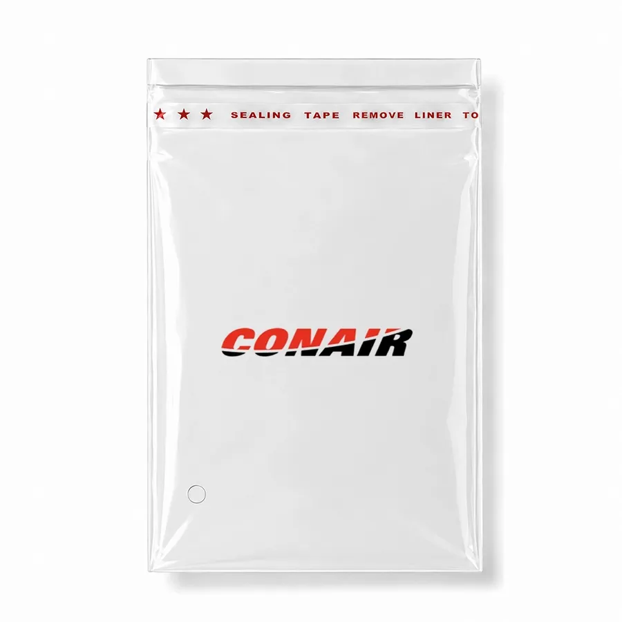 Resealable Clear Poly Bags - Hand Fans Now