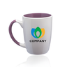 12 Oz. Ceramic Dual Colored Coffee Mugs Lavender
