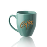16 Oz Glossy Ceramic Mugs Teal