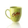 16 Oz Glossy Ceramic Mugs Lime Green