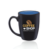 Dual Colored Ceramic Java Cup Blue