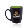 Dual Colored Ceramic Java Cup Lime Green