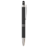 Stylo à bille en métal double ligne Serene Noir