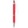 Stylo à bille en métal double ligne Serene Rouge