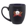 Dual Colored Ceramic Bistro Mugs Cobalt Blue