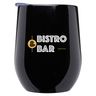 Gleam Elegance Insulated Wine Glass Black
