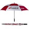 Vented Golf Umbrella - 62 in Arc Maroon