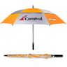 Vented Golf Umbrella - 62 in Arc Yellow