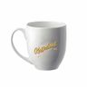 473 mL Glänzende Keramiktasse Weiß