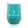 Gleam Elegance Isoliertes Weinglas Minze