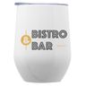 Gleam Elegance Insulated Wine Glass White