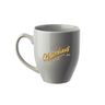 473 mL Glänzende Keramiktasse Grau