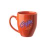 16 Oz Glossy Ceramic Mugs Orange
