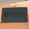 Angehobene UV-Visitenkarte