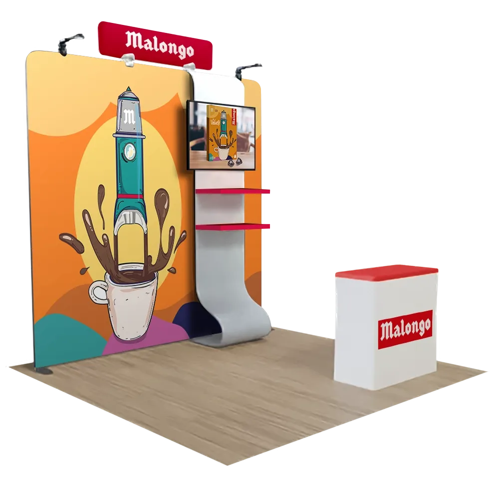 Présentoir droit Média de 3 m x 3 m - Imprint Now - FR