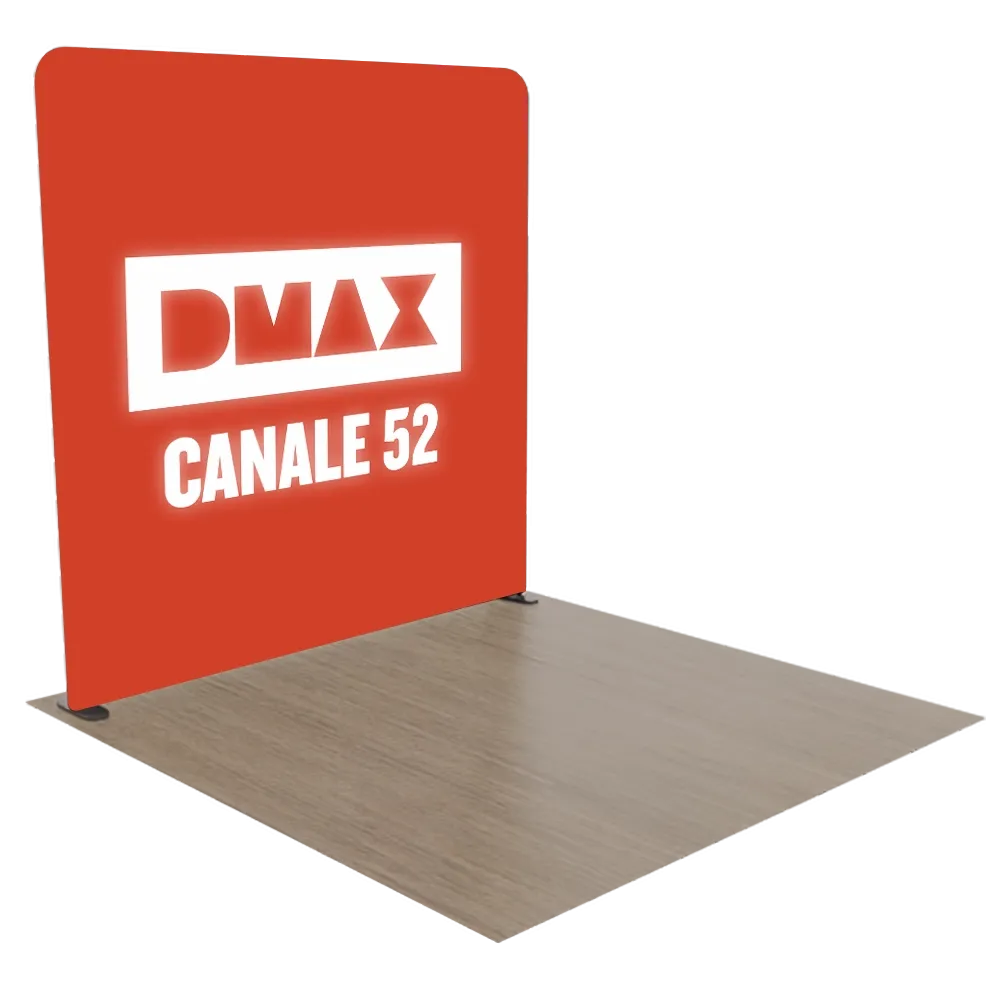 Espositore Fieristico Retroilluminato Personalizzato con Cornice Light Box 3 m x 3 m - Imprint Now - IT