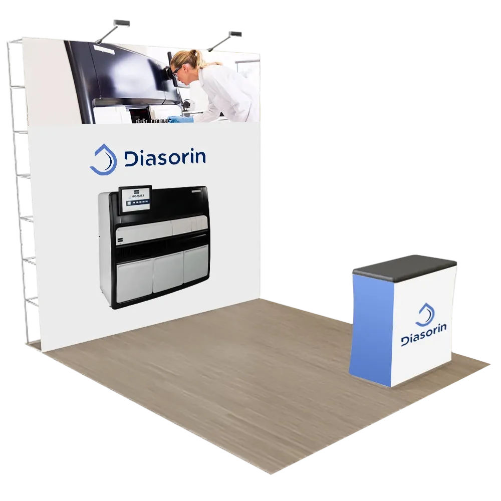 Espositore Pop-Up dritto 3 m x 3 m - Imprint Now - IT