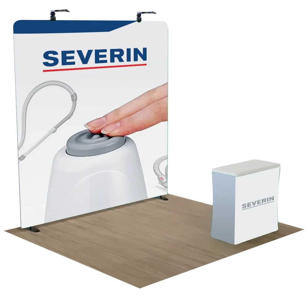 3 m x 2,4 m Gerades Zip-Up-Display