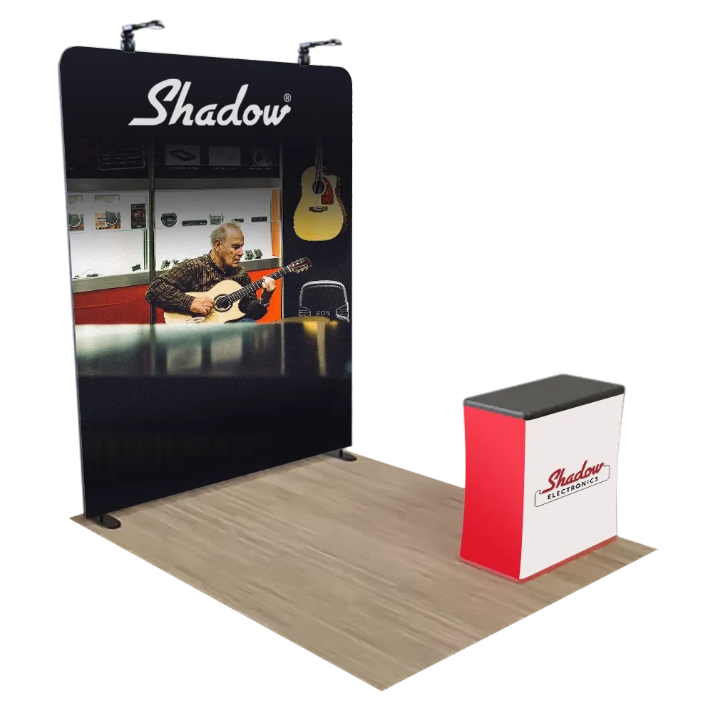 2,4 m x 2,4 m Gerades Zip-Up-Display