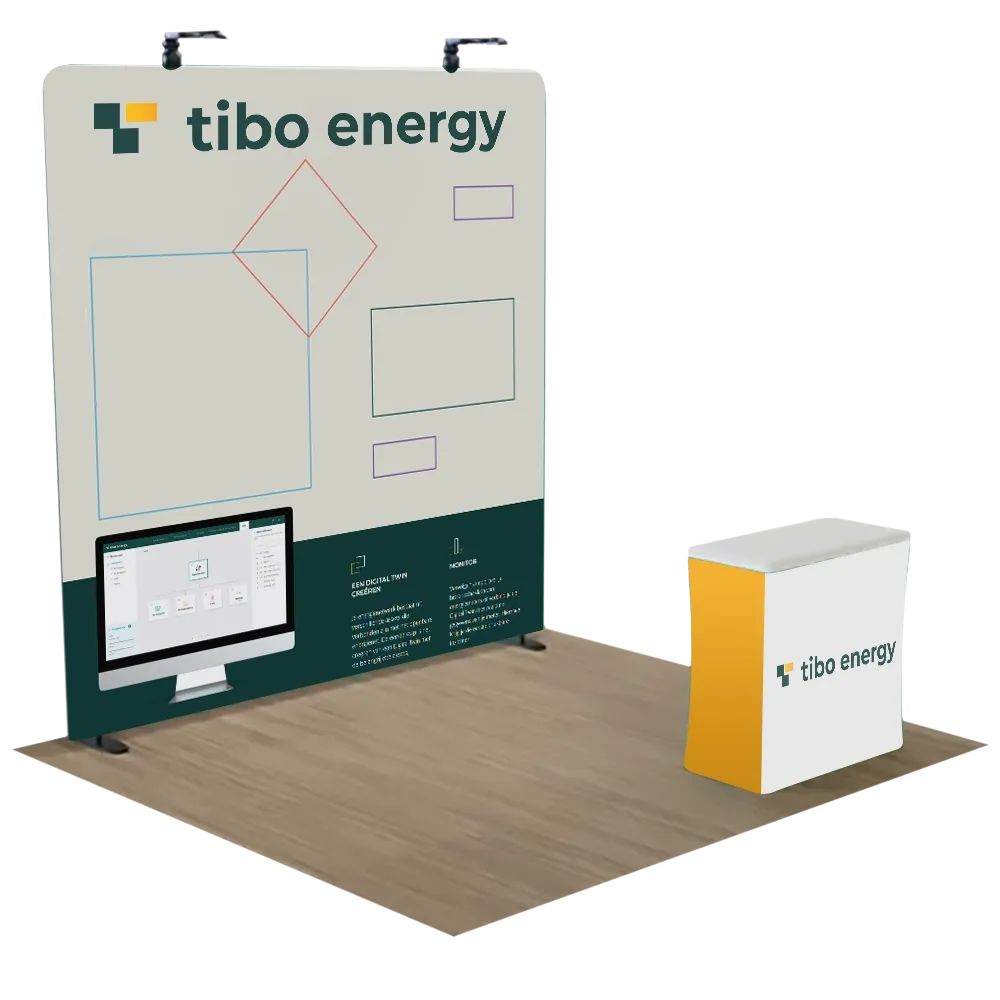 3 m x 2,4 m Recht Zip Up Scherm