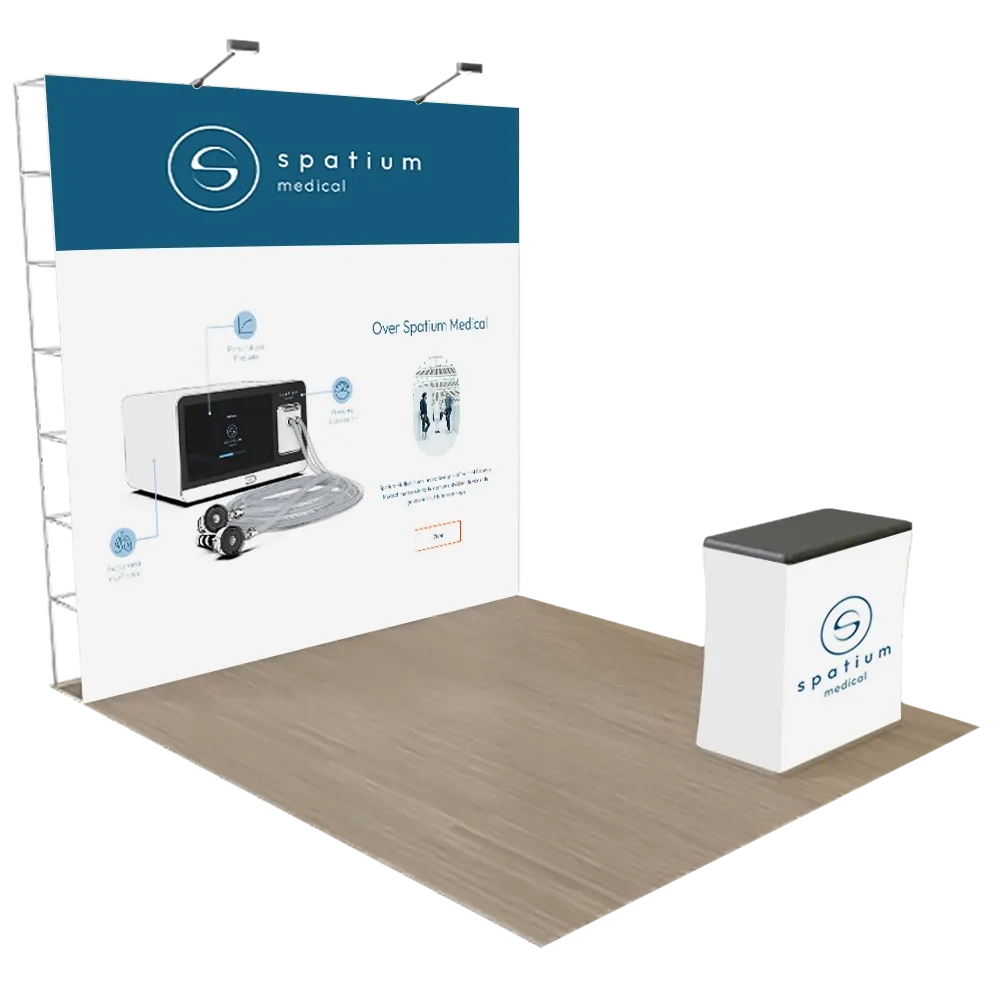 Pop Up Vakbeursdisplay Portable 3 m x 3 m