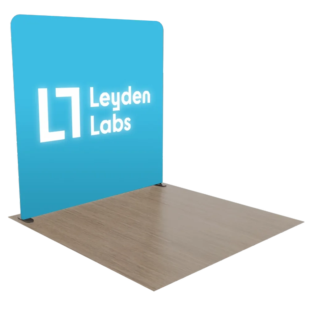 Gepersonaliseerde Verlichte Vakbeursdisplay met Lichtbakframe 3 m x 3 m