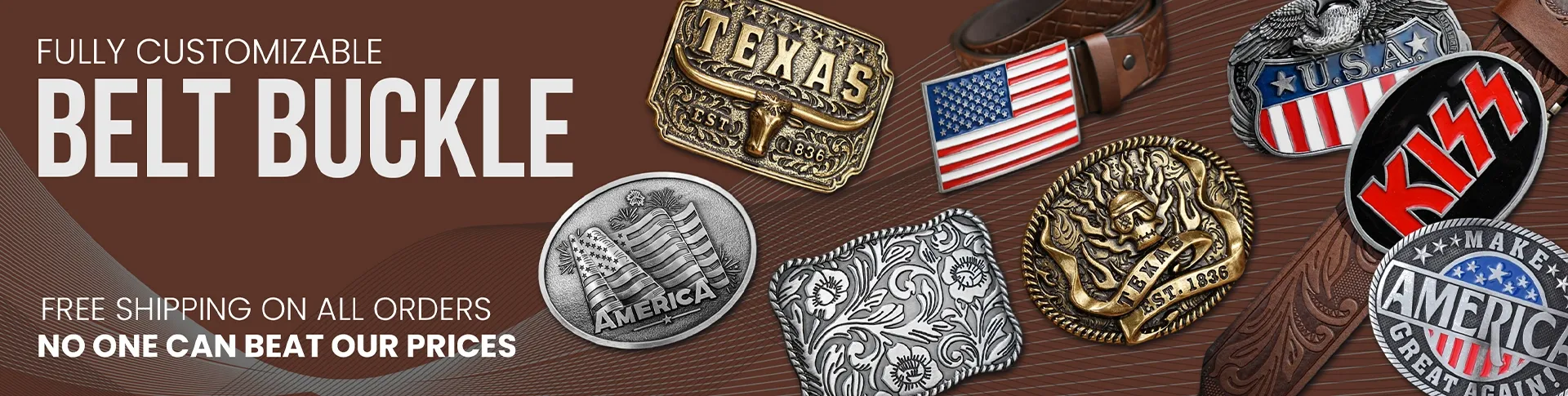 CustomProPrints.Com belt buckles